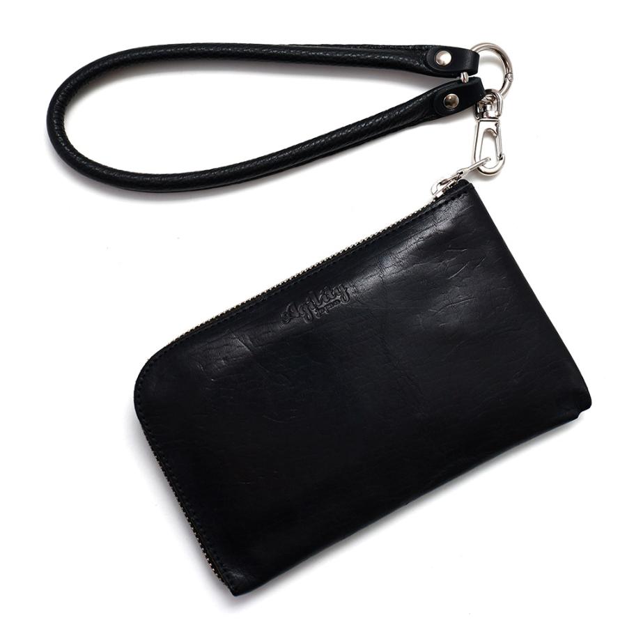 AGILITY 【ネコポス】 ストラップ ストラップホルダー 手首 レザー 本