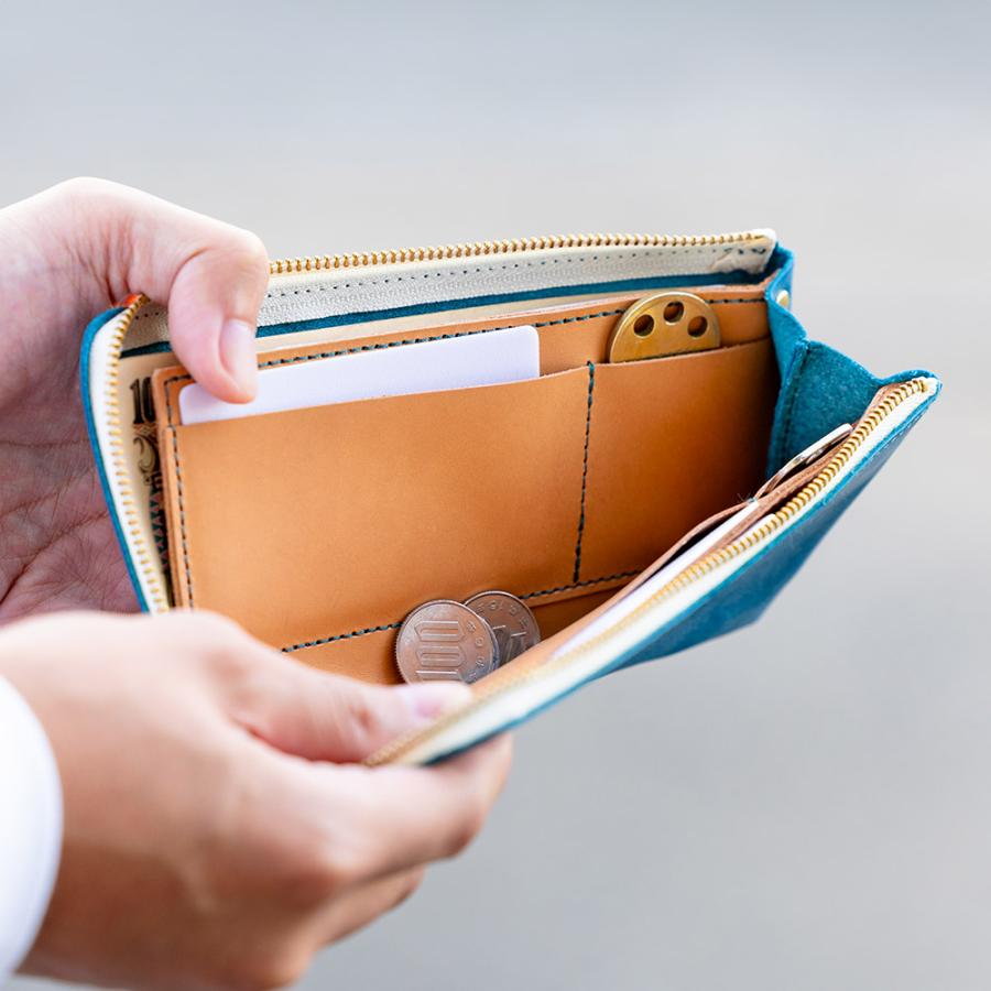 AGILITY（アジリティ） 長財布 コンパクト L字 薄い スリム シンプル