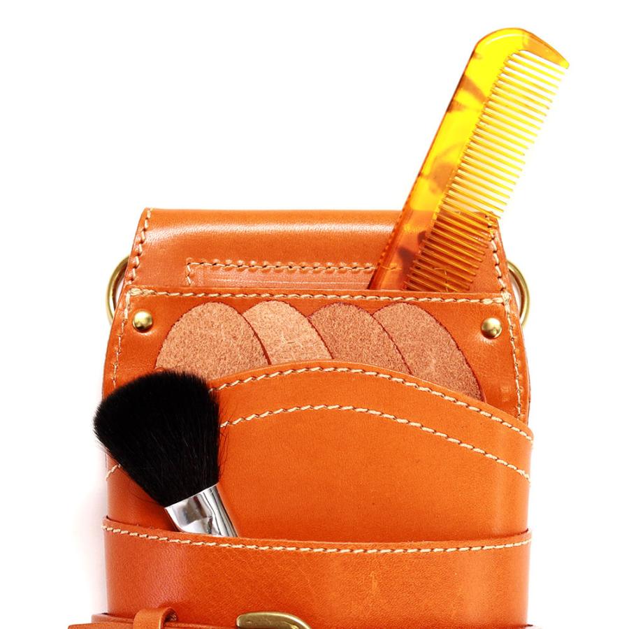 シザーケース 4丁 美容師 スタイリスト 本革 トリマー 腰 斜め掛け 日本製 AGILITY Pro アジリティプロ モンタナ | AGILITY | 15