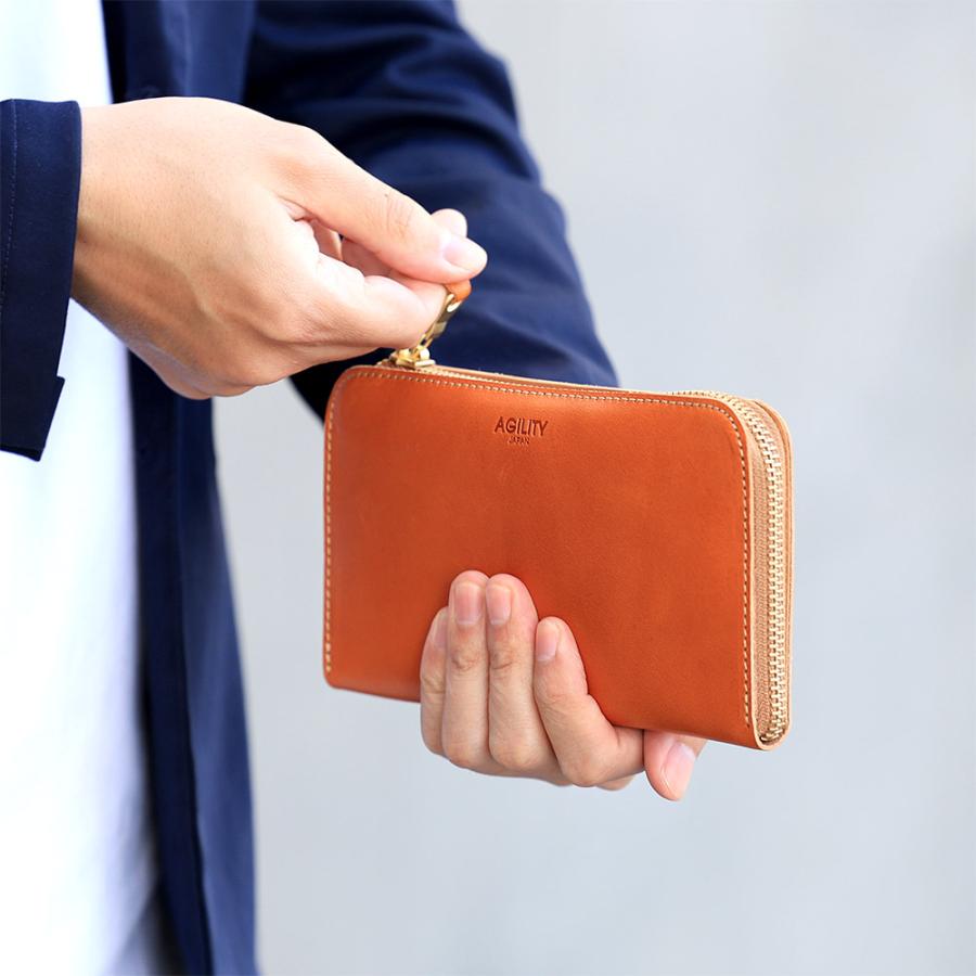AGILITY（アジリティ） カードがたくさん入る財布 長財布 ラウンド