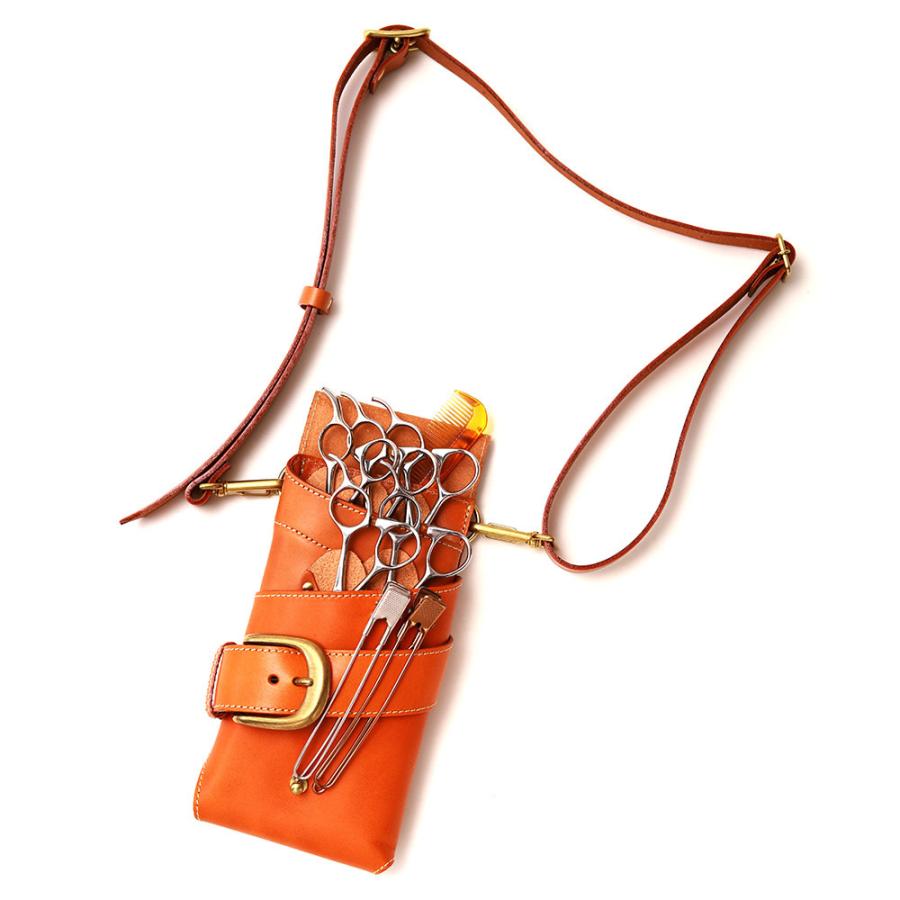 シザーケース 5丁 美容師 スタイリスト 本革 トリマー 腰 斜め掛け 日本製 AGILITY Pro アジリティプロ LOHAS 1 | AGILITY | 19