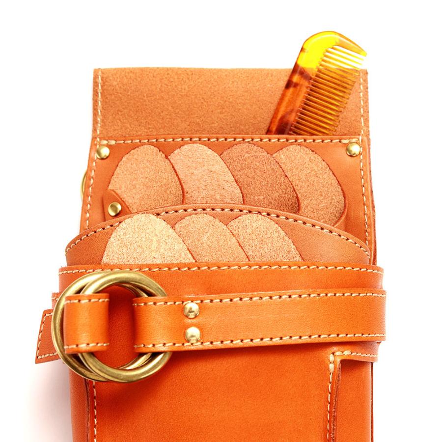 シザーケース 7丁 美容師 スタイリスト 本革 トリマー 腰 斜め掛け 日本製 AGILITY Pro アジリティプロ LOHAS 2 | AGILITY | 16