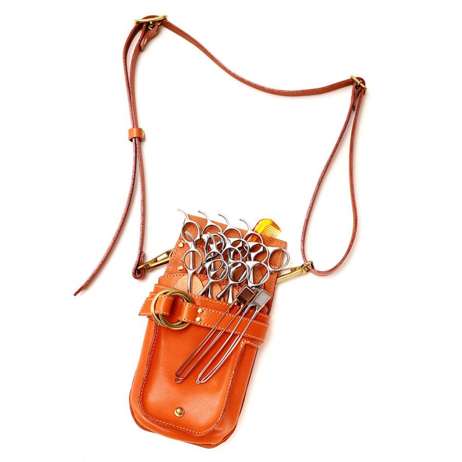 シザーケース 7丁 美容師 スタイリスト 本革 トリマー 腰 斜め掛け 日本製 AGILITY Pro アジリティプロ LOHAS 2 | AGILITY | 19