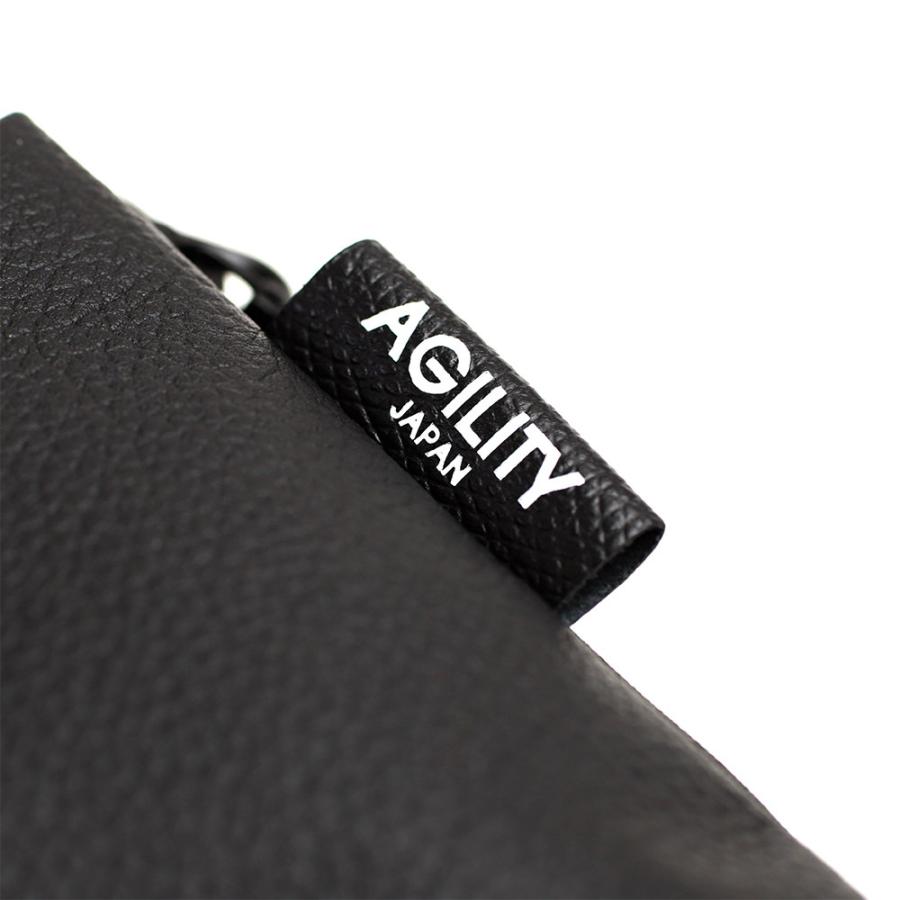 スマホショルダー メンズ 革 小さめ ミニショルダー サコッシュ 斜め掛け 撥水 縦 小さめ スマホバッグ AGILITY affa アジリティアッファ パークポシェット | AGILITY | 15