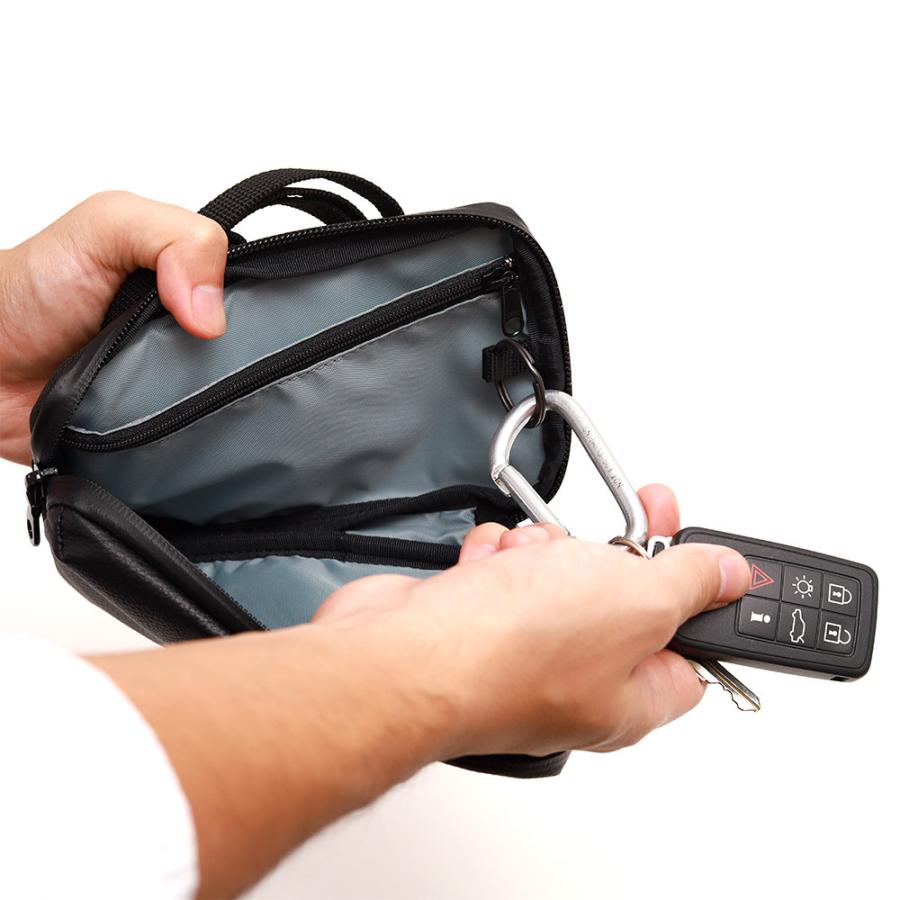 スマホショルダー メンズ 革 小さめ ミニショルダー サコッシュ 斜め掛け 撥水 縦 小さめ スマホバッグ AGILITY affa アジリティアッファ パークポシェット | AGILITY | 17