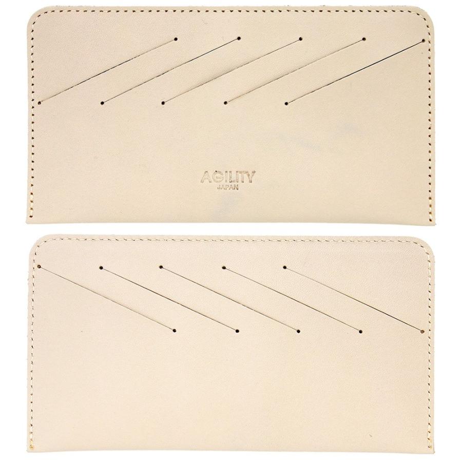 【ネコポス】カードフォルダー 10枚 インナーカードケース 長財布 薄型 横型 スリム レザー AGILITY affa アジリティアッファ カードフォルダー[M便 3/3] | AGILITY | 29