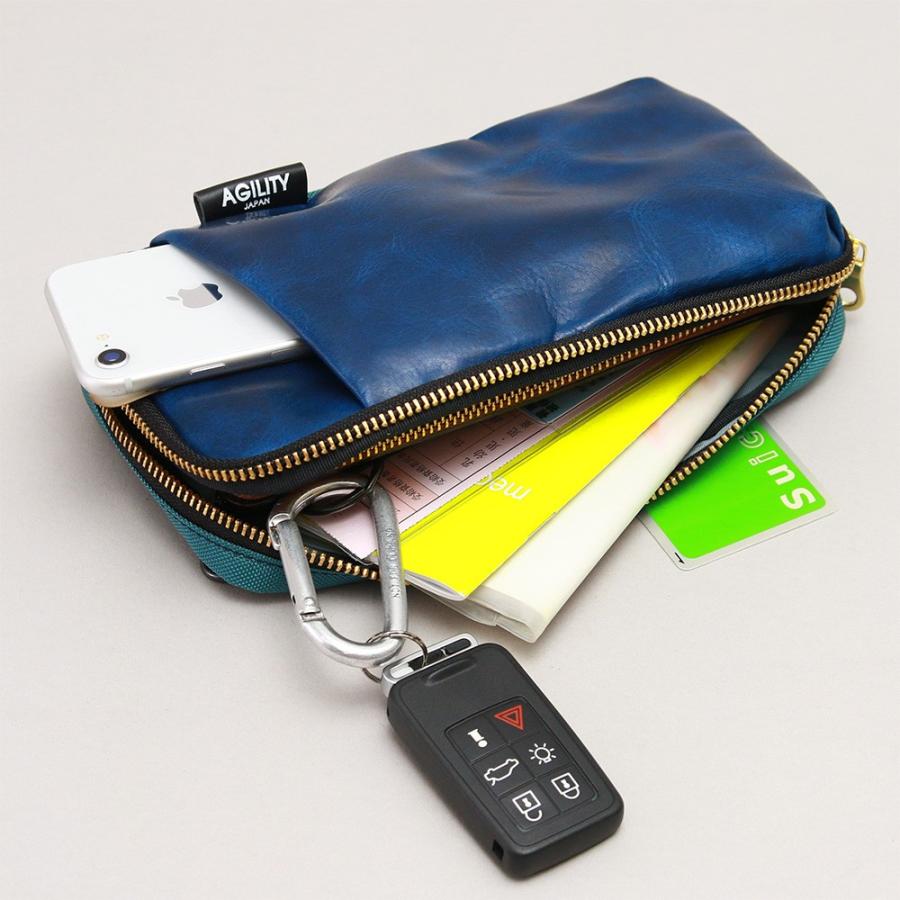 スマホショルダー メンズ A6 母子手帳 お薬手帖 長財布 ミニバッグ スマホバッグ AGILITY affa アジリティアッファ パークポシェットL | AGILITY | 24