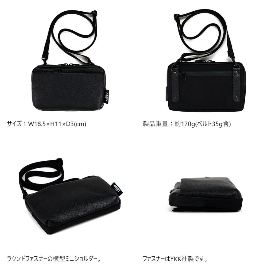 お財布バッグ  スマホショルダー スマホバッグ 一体型 横 A6 お財布ショルダー ミニバッグ 撥水 AGILITY affa アジリティアッファ パークポシェットW | AGILITY | 04