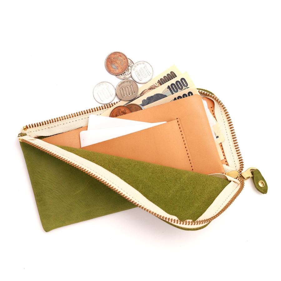 AGILITY（アジリティ） 長財布 L字ファスナー 財布 シンプル 軽量 薄型