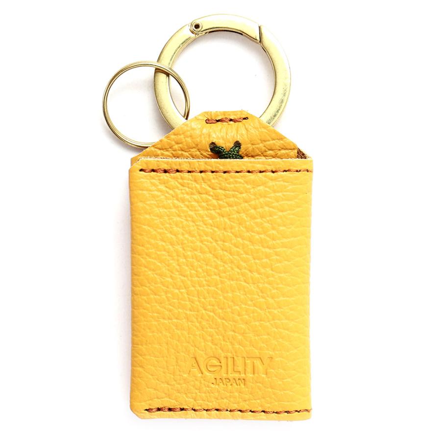 【ネコポス】お守り型 キーホルダー 小銭入れ ラッキーチャーム 本革 牛革 革 レザー AGILITY affa アジリティ アッファ お守りキーホルダー[M便 3/3] | AGILITY | 13