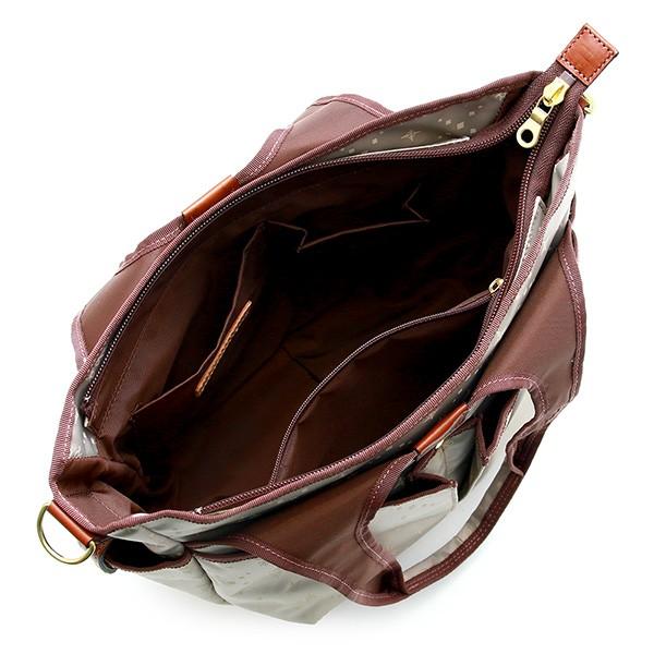 ショルダーバッグ トートバッグ レディース ナイロン 軽量 モノグラム柄 AGILITY bisogn アジリティ ビゾン フルールmini | AGILITY | 19