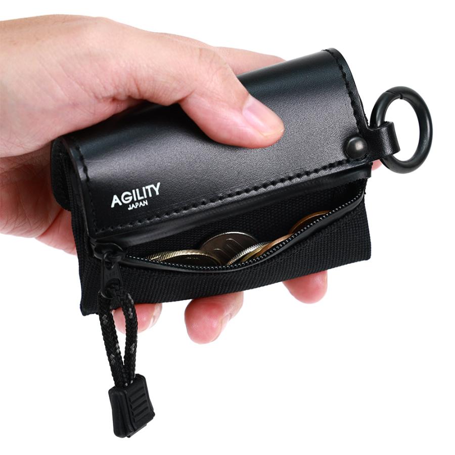 AGILITY（アジリティ） 財布 三つ折り コンパクト 極小 小さい 撥水