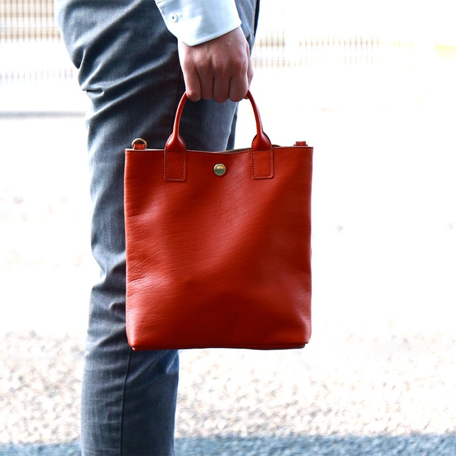 AGILITY（アジリティ） ミニトート 小さめ 本革 メンズ レディース