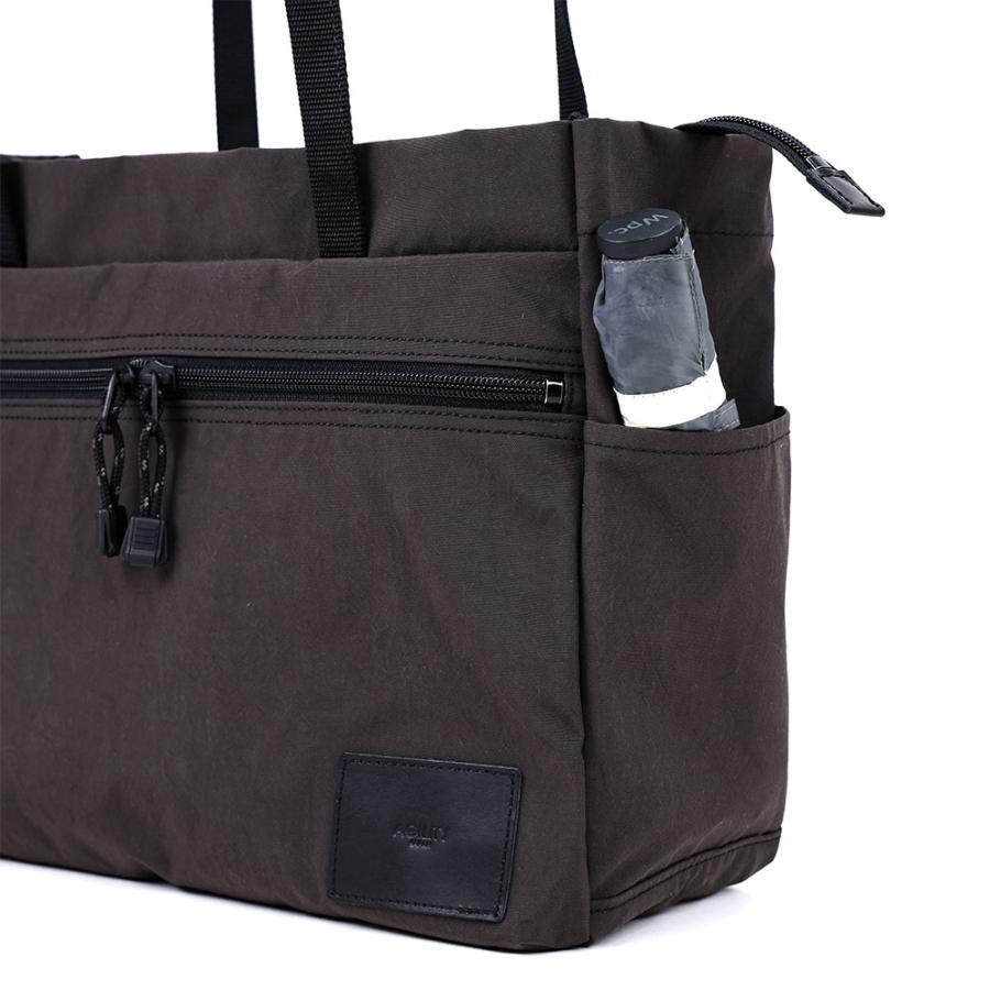 トートバッグ 横型 ナイロン 撥水 メンズ レディース 軽量 通勤 旅行 マチあり ファスナー ヴァレクトートヨコ | AGILITY | 13