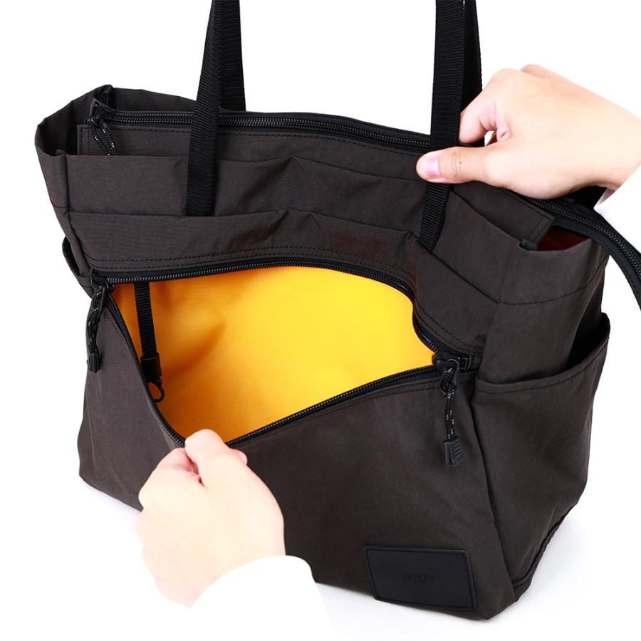 トートバッグ 横型 ナイロン 撥水 メンズ レディース 軽量 通勤 旅行 マチあり ファスナー ヴァレクトートヨコ | AGILITY | 14