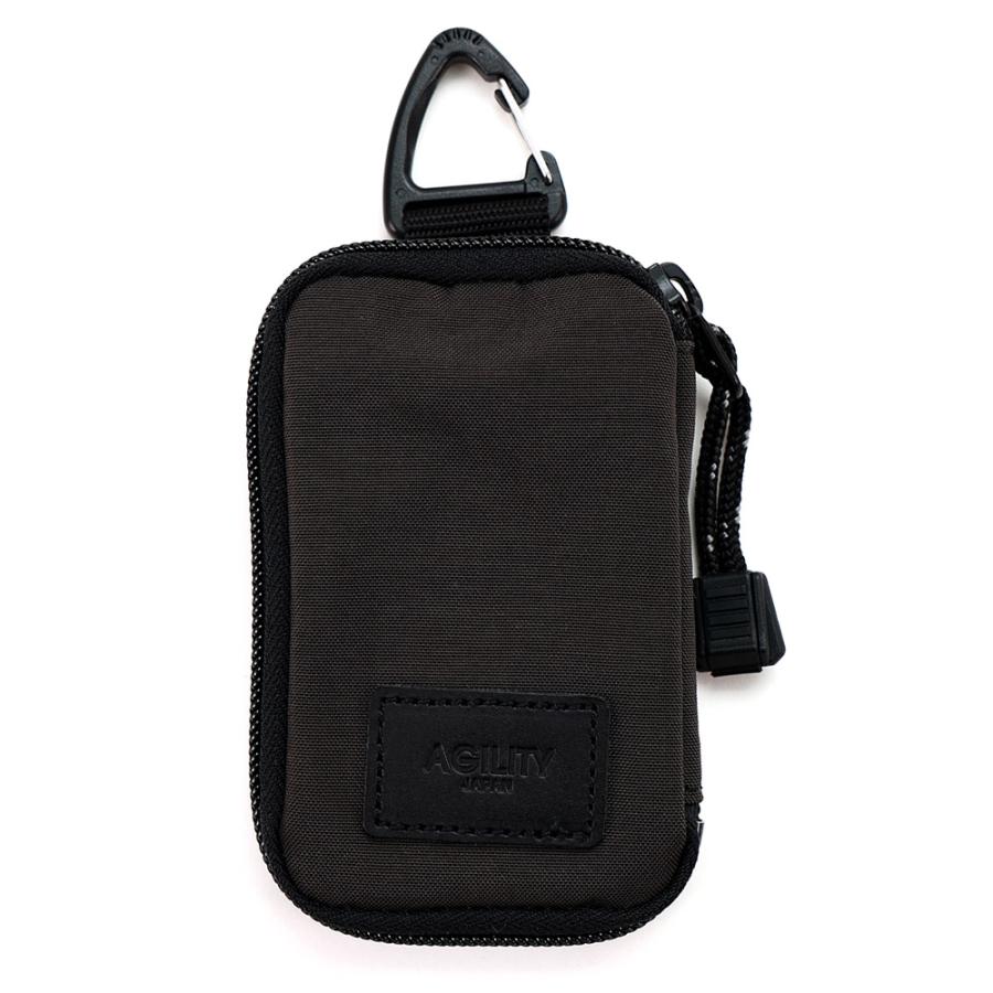 AGILITY（アジリティ） キーケース 財布 一体型 カラビナ スマートキー