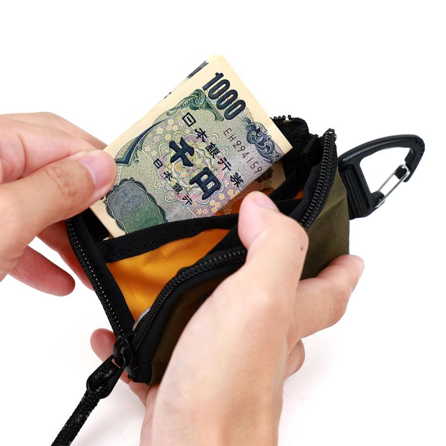 AGILITY 財布 ミニ財布 カラビナ 吊るす 小銭入れ ナイロン 軽量