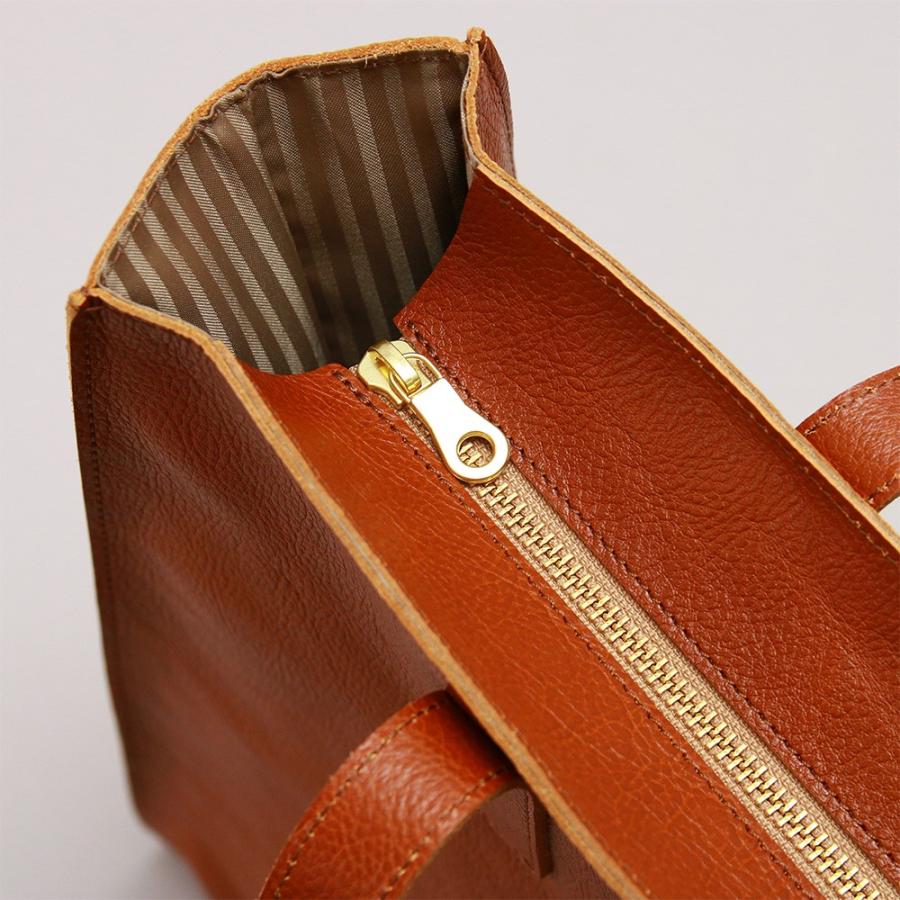 トートバッグ レザートート A4 ショッパー ファスナー付き 本革 レザー  AGILITY affa アジリティアッファ シックトート | AGILITY | 12