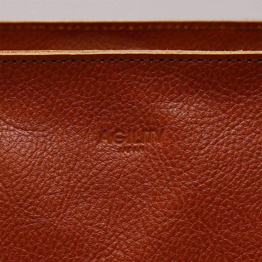 トートバッグ レザートート A4 ショッパー ファスナー付き 本革 レザー  AGILITY affa アジリティアッファ シックトート | AGILITY | 09