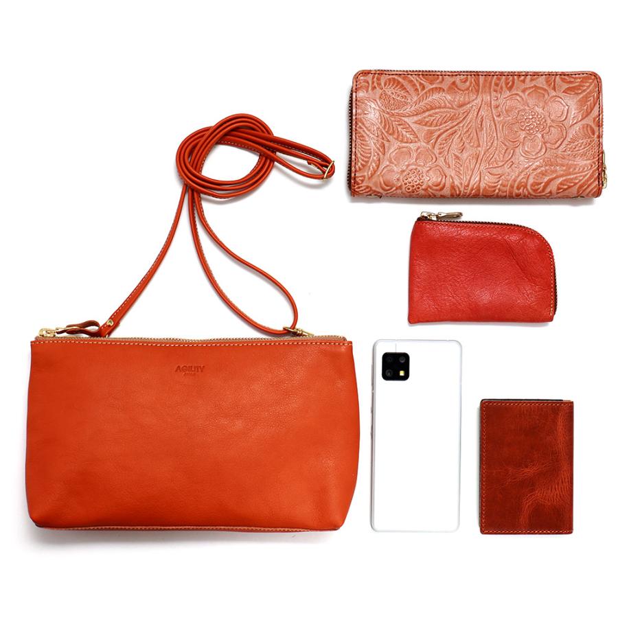 AGILITY（アジリティ） ショルダーバッグ 小さめ コンパクト 横型 斜め