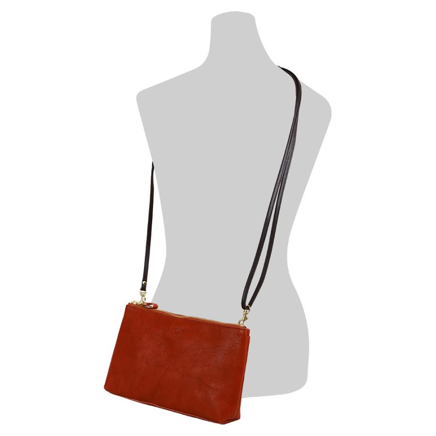 ショルダーバッグ 小さめ コンパクト 横型 斜め掛け ミニショルダー 本革 レザー AGILITY affa アジリティアッファ シックミニショルダー | AGILITY | 15