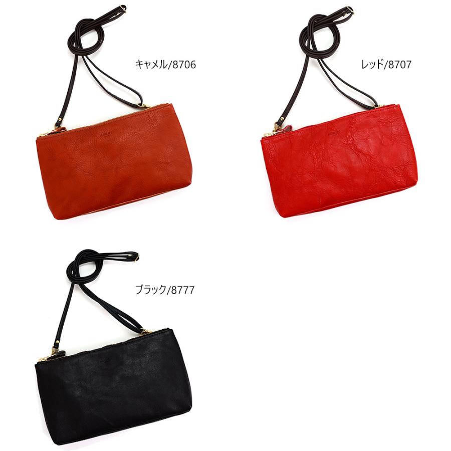 ショルダーバッグ 小さめ コンパクト 横型 斜め掛け ミニショルダー 本革 レザー AGILITY affa アジリティアッファ シックミニショルダー | AGILITY | 06