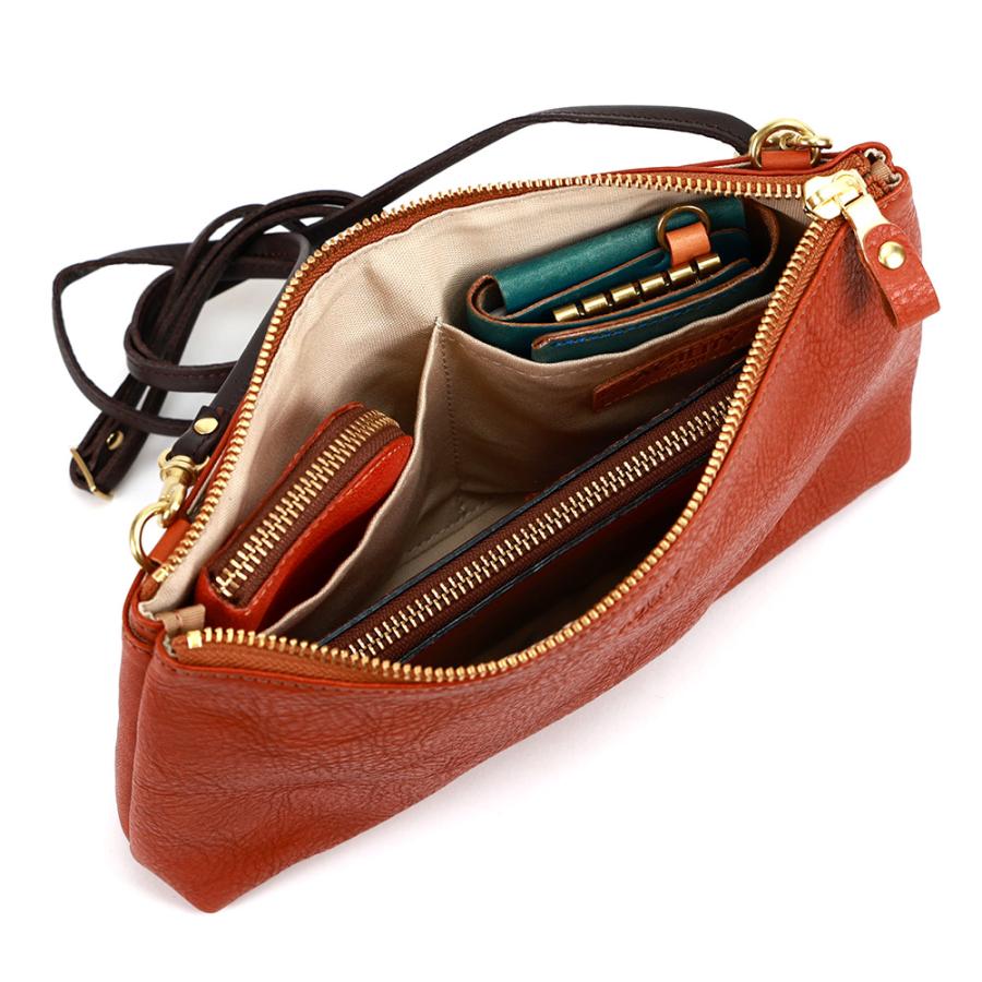 ショルダーバッグ 小さめ コンパクト 横型 斜め掛け ミニショルダー 本革 レザー AGILITY affa アジリティアッファ シックミニショルダー | AGILITY | 12