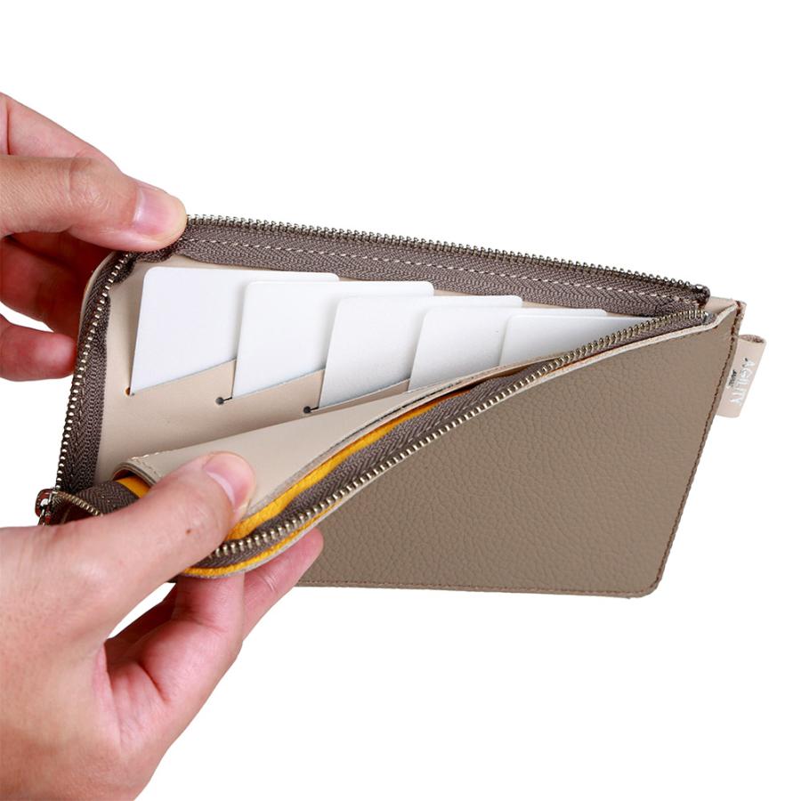 バイカラー 財布 長財布 L字ファスナー 極薄 メンズ レディース シンプル おしゃれ AGILITY affa アジリティ アッファ ヤヌスロングウォレット | AGILITY | 13
