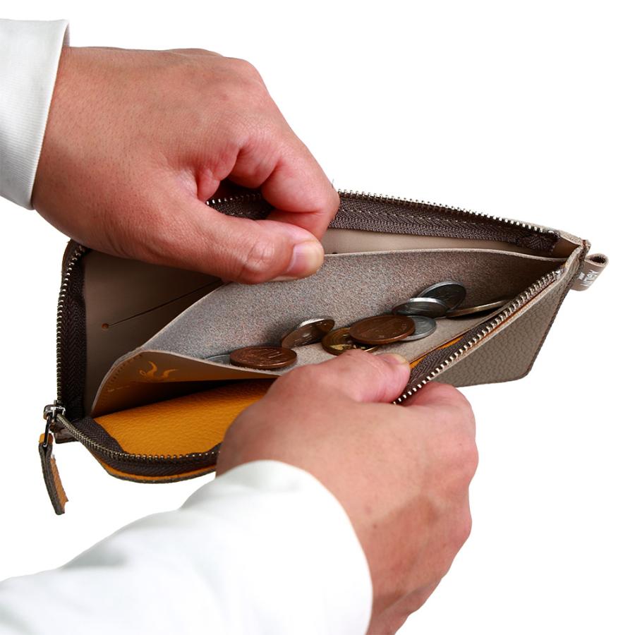 バイカラー 財布 長財布 L字ファスナー 極薄 メンズ レディース シンプル おしゃれ AGILITY affa アジリティ アッファ ヤヌスロングウォレット | AGILITY | 15