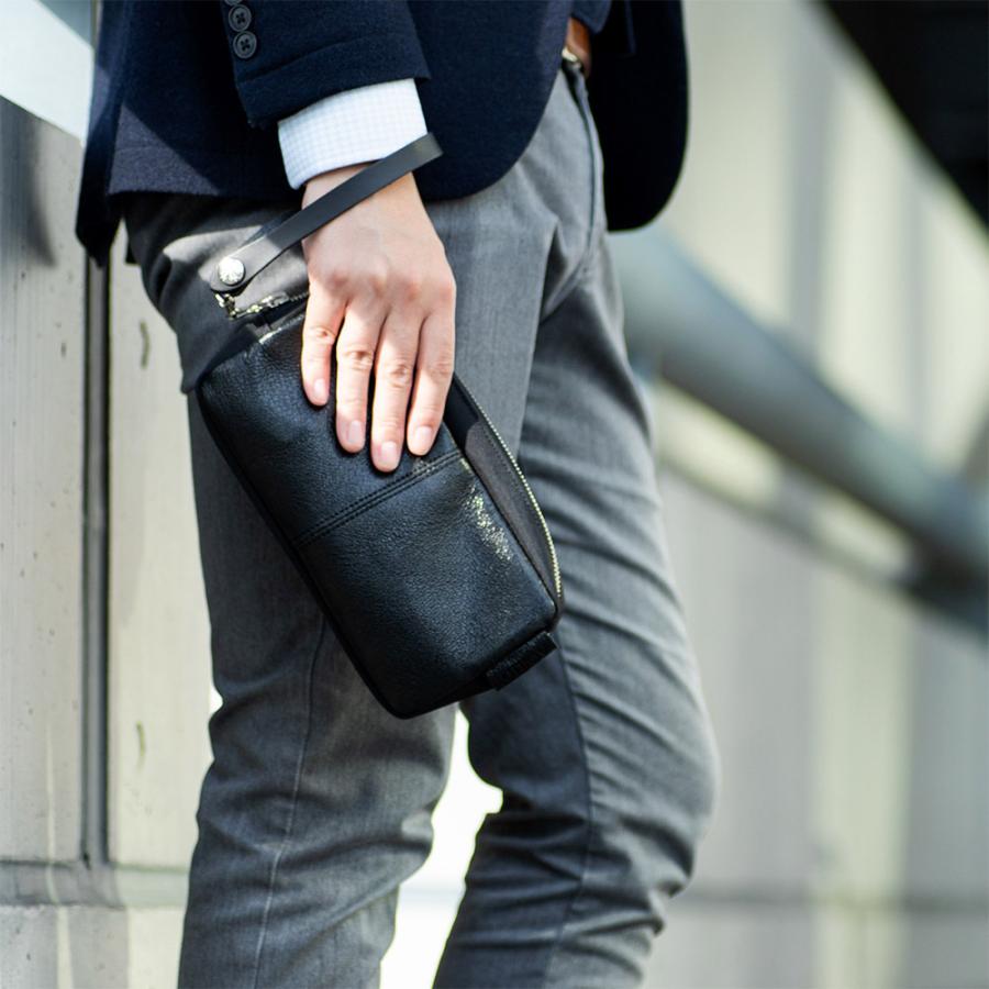 AGILITY（アジリティ） ミニポーチ クラッチ ループ 化粧ポーチ メンズ