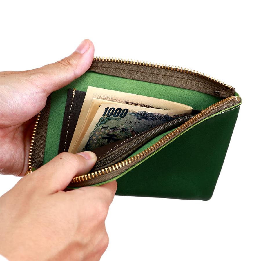 AGILITY（アジリティ） スマホ 財布 L字ファスナー 牛革 スマホが入る