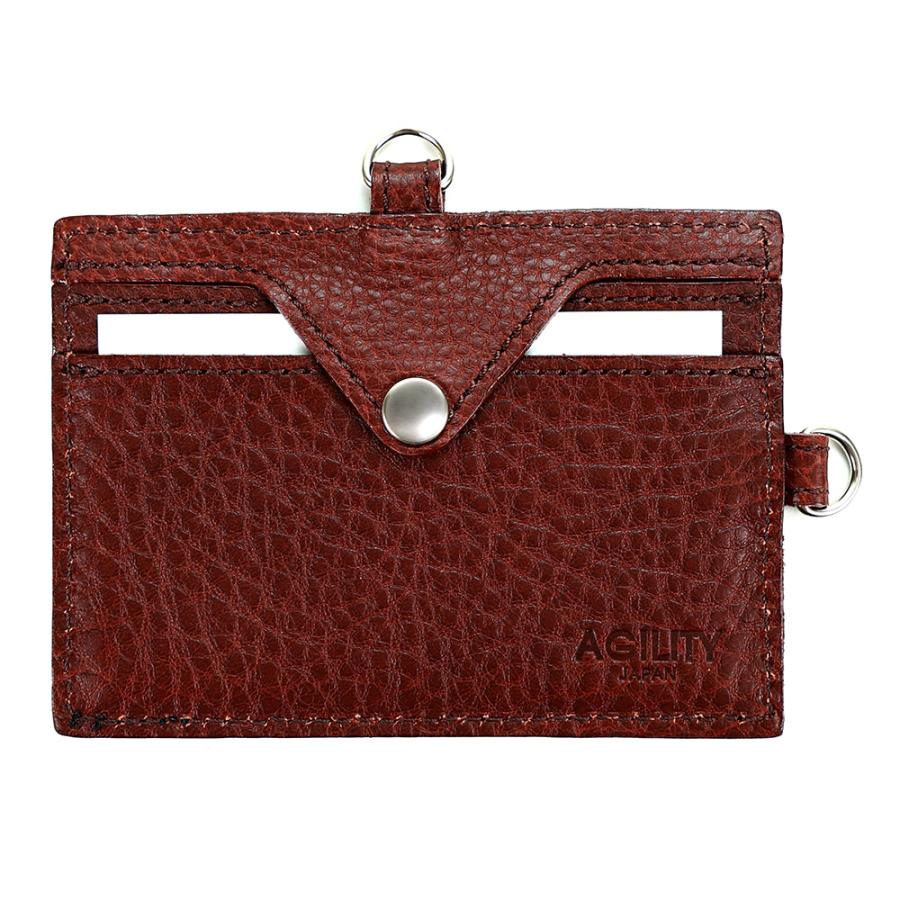 【ネコポス】IDカードホルダー 定期入れ 革 ストラップ別売 社員証 入館証 AGILITY affa アジリティ アッファ IDケース[M便 3/3] | AGILITY | 14