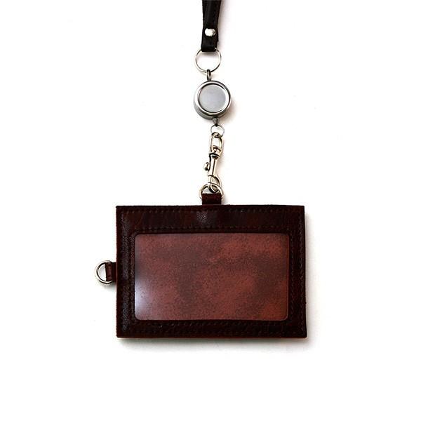 リール付き 革 レザー IDカードケース ネックストラップ おしゃれ 牛革 本革  AGILITY affa アジリティアッファ リールIDホルダー | AGILITY | 12