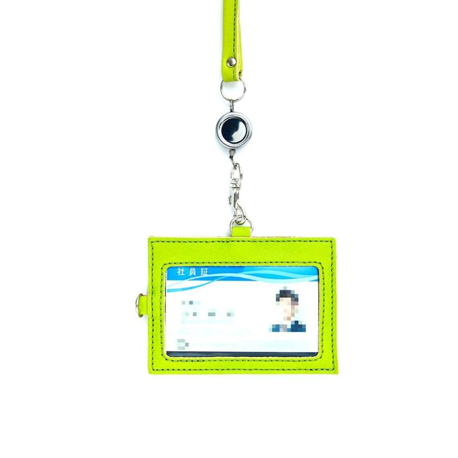 リール付き IDカードケース のびる 本革 レザー レディース IDホルダー  AGILITY affa アジリティアッファ リールIDホルダー | AGILITY | 26
