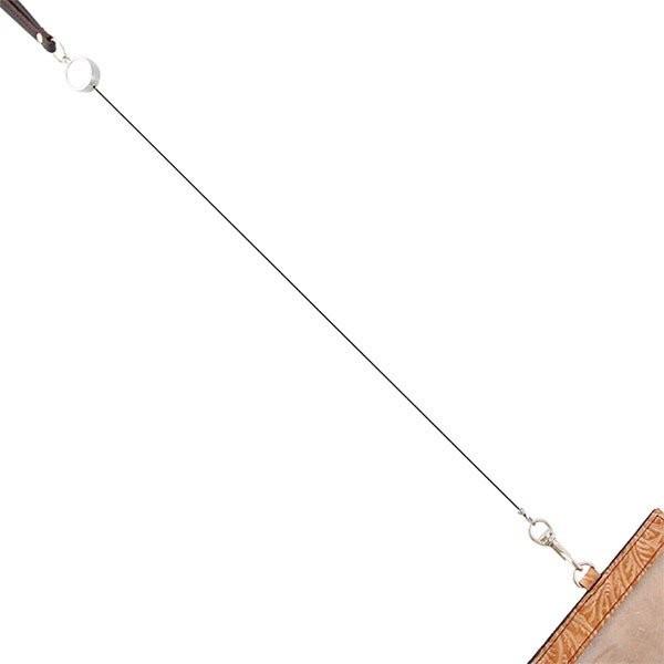 IDカードホルダー リール付き 本革 牛革 フラワー 型押し 社員証 入館証 名札 AGILITY affa アジリティ アッファ リールIDホルダー | AGILITY | 19