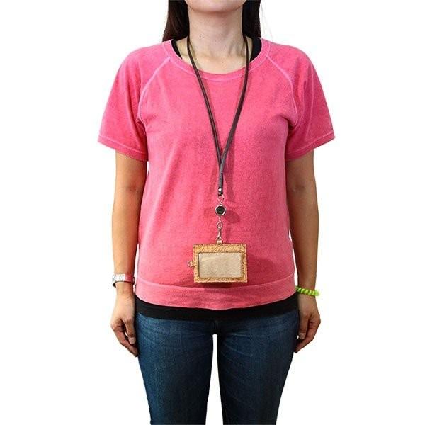 IDカードホルダー リール付き 本革 牛革 フラワー 型押し 社員証 入館証 名札 AGILITY affa アジリティ アッファ リールIDホルダー | AGILITY | 23