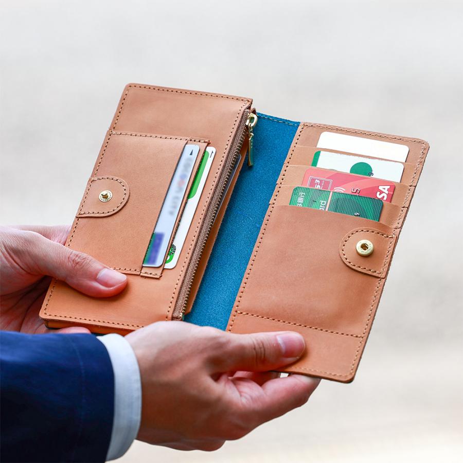 AGILITY（アジリティ） 長財布 革 極小 メンズ 革 本革 ロング