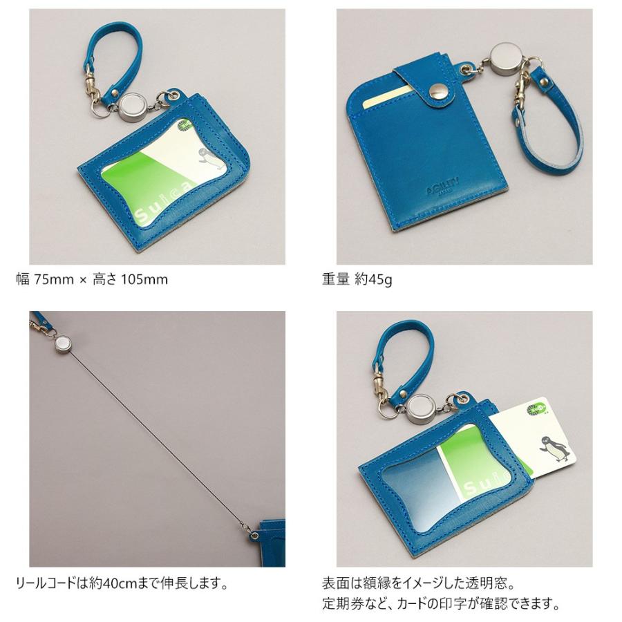 AGILITY（アジリティ） 【ネコポス】リール付きパスケース 定期入れ IC