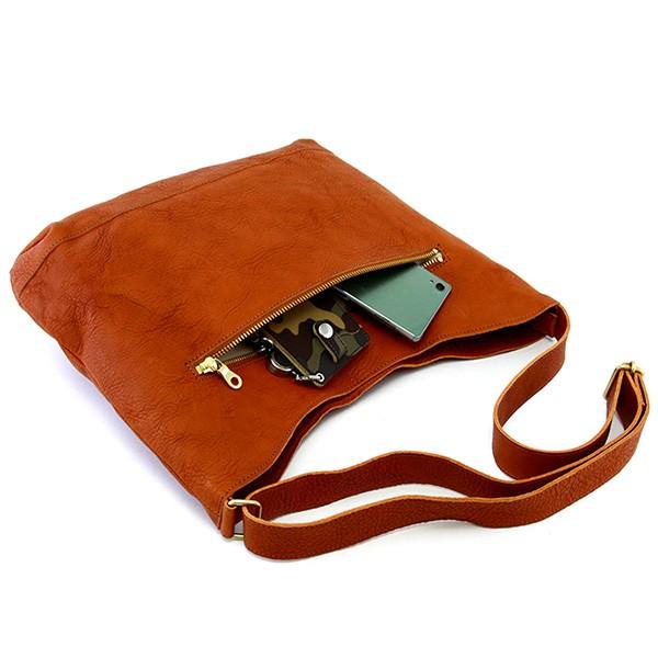 AGILITY（アジリティ） ショルダーバッグ メンズ 本革 A4 横 斜め掛け