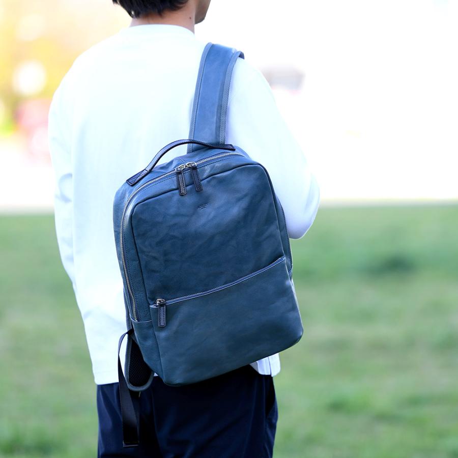 ネイビー『アーバンリュック』アジリティアッファ AGILITY affa AGILITY リュックサック ビジネスリュック バックパック A4 13