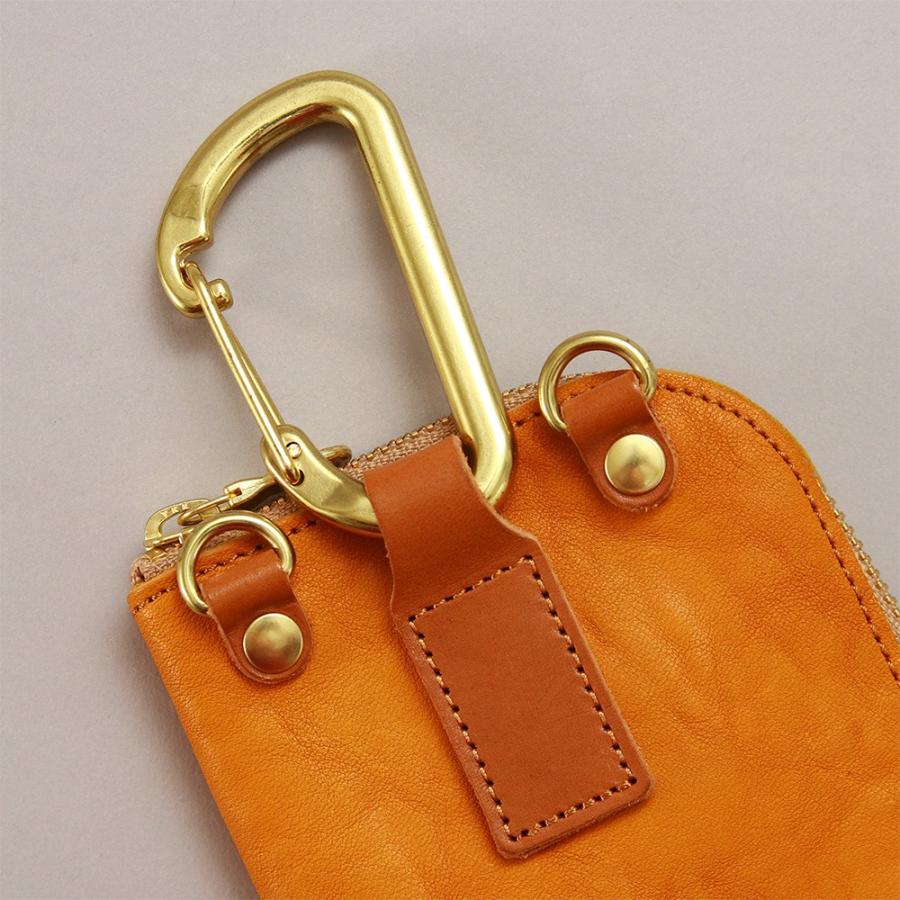 AGILITY（アジリティ） ベルトポーチ スマホ 本革 カラビナ