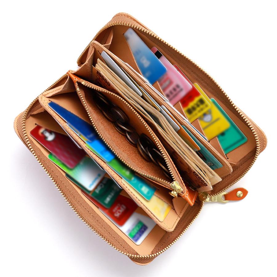 AGILITY（アジリティ） 長財布 ラウンドファスナー 30枚 大容量