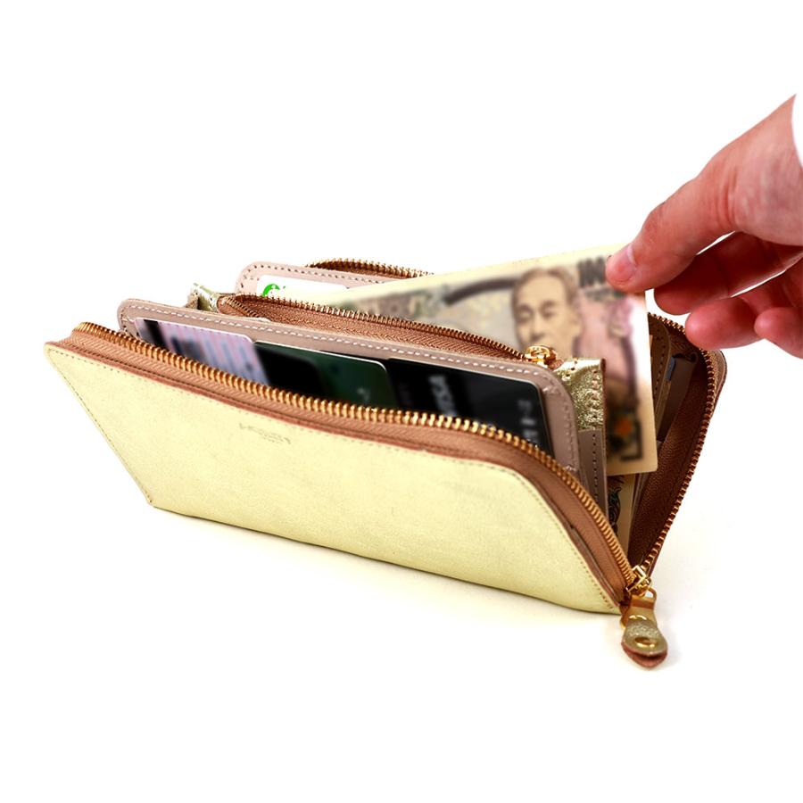 AGILITY（アジリティ） 長財布 ラウンドファスナー 30枚 大容量