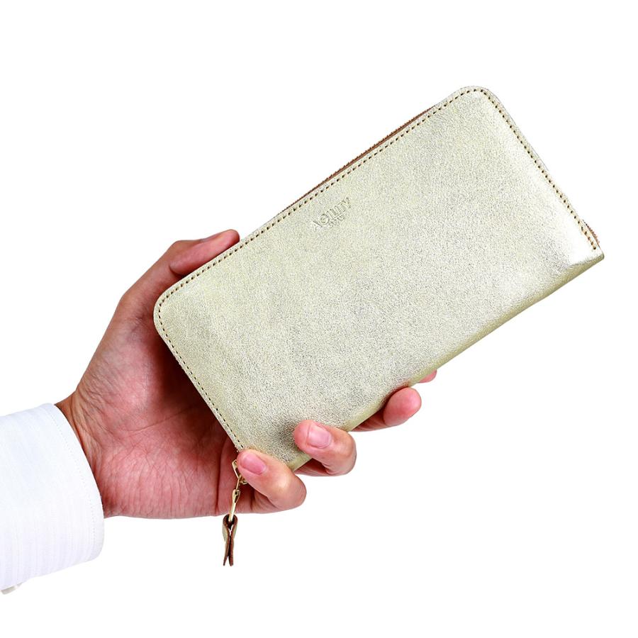AGILITY（アジリティ） 長財布 ラウンドファスナー 30枚 大容量