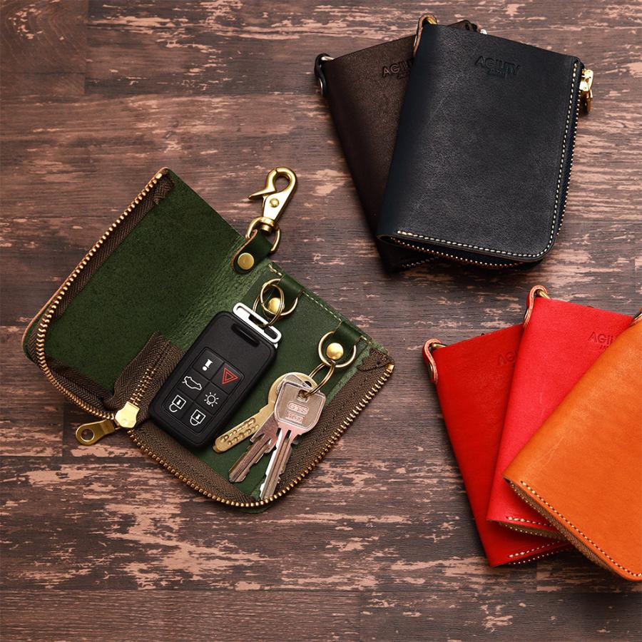 本革レザーキーケース×2 ハヤブサGB350 オリジナルレザーキーケース