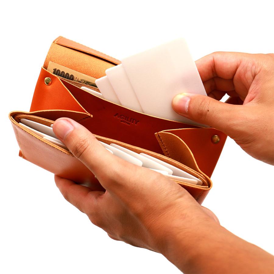 AGILITY ギャルソンウォレット ギャルソン長財布 コンパクト 大