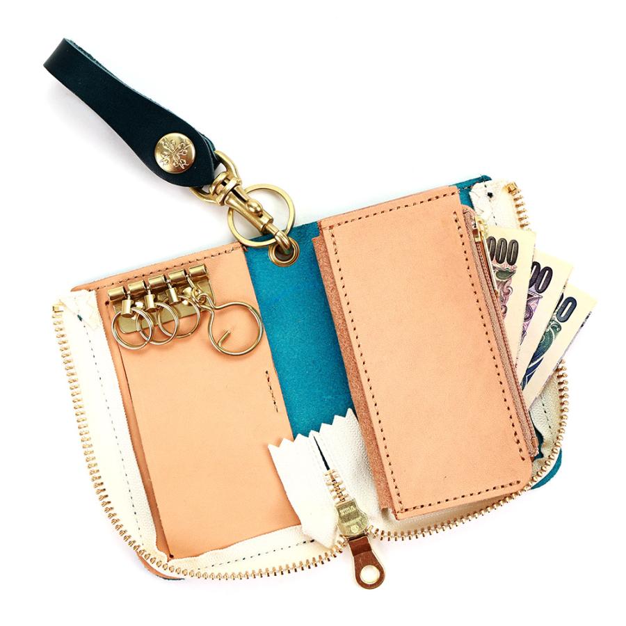 AGILITY キーケース コインケース 小銭入れ スマートキー L字