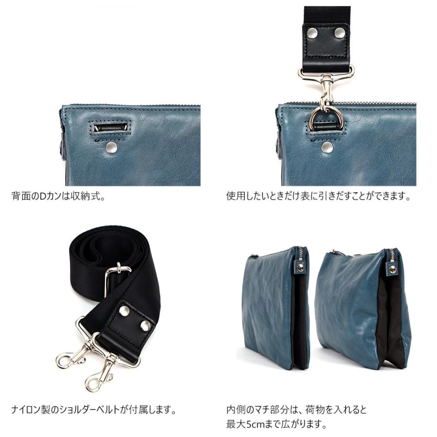 ショルダーバッグ クラッチバッグ ipad 2way 本革 レザー 10インチ タブレット 結婚式 薄型 メンズ AGILITY affa アジリティアッファ コール | AGILITY | 04
