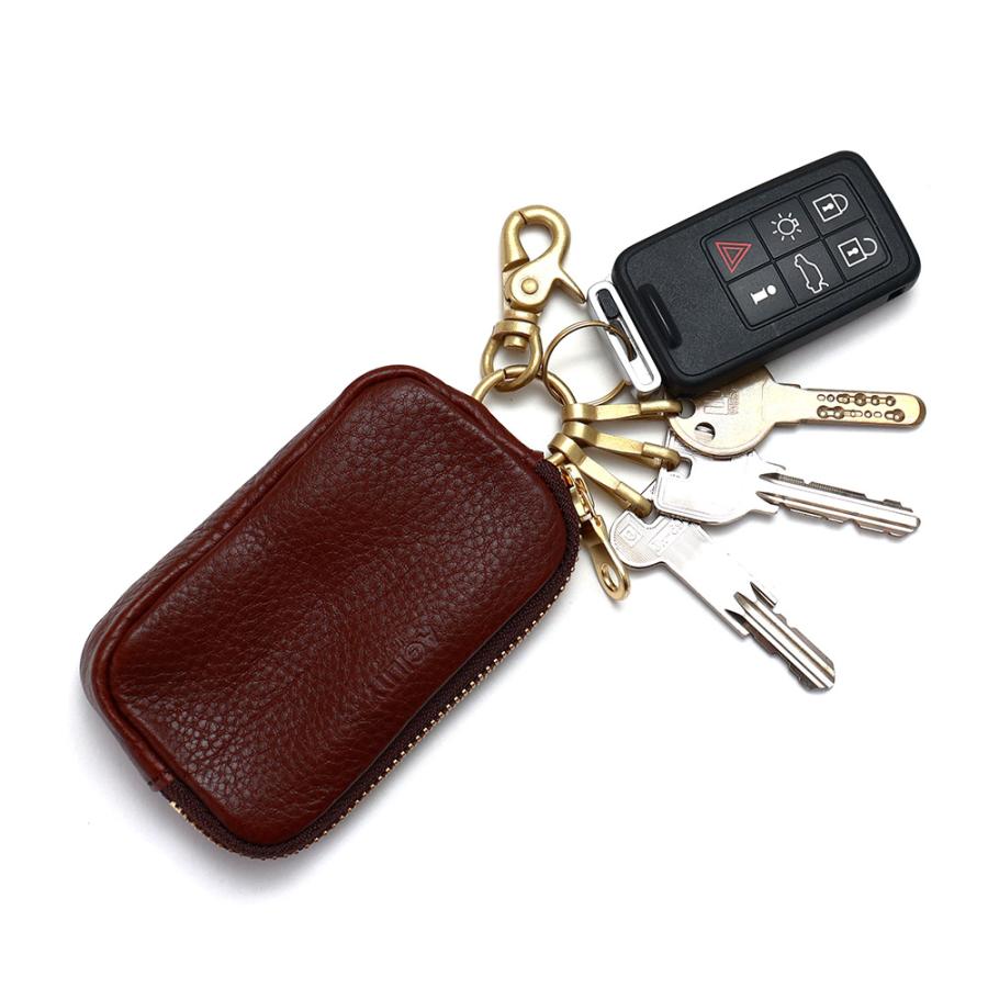 財布 キーケース キーウォレット アジリティ AGILITY コンパクト AGILITY キーケース スマートキー 小銭入れ 本革 ファスナー付き