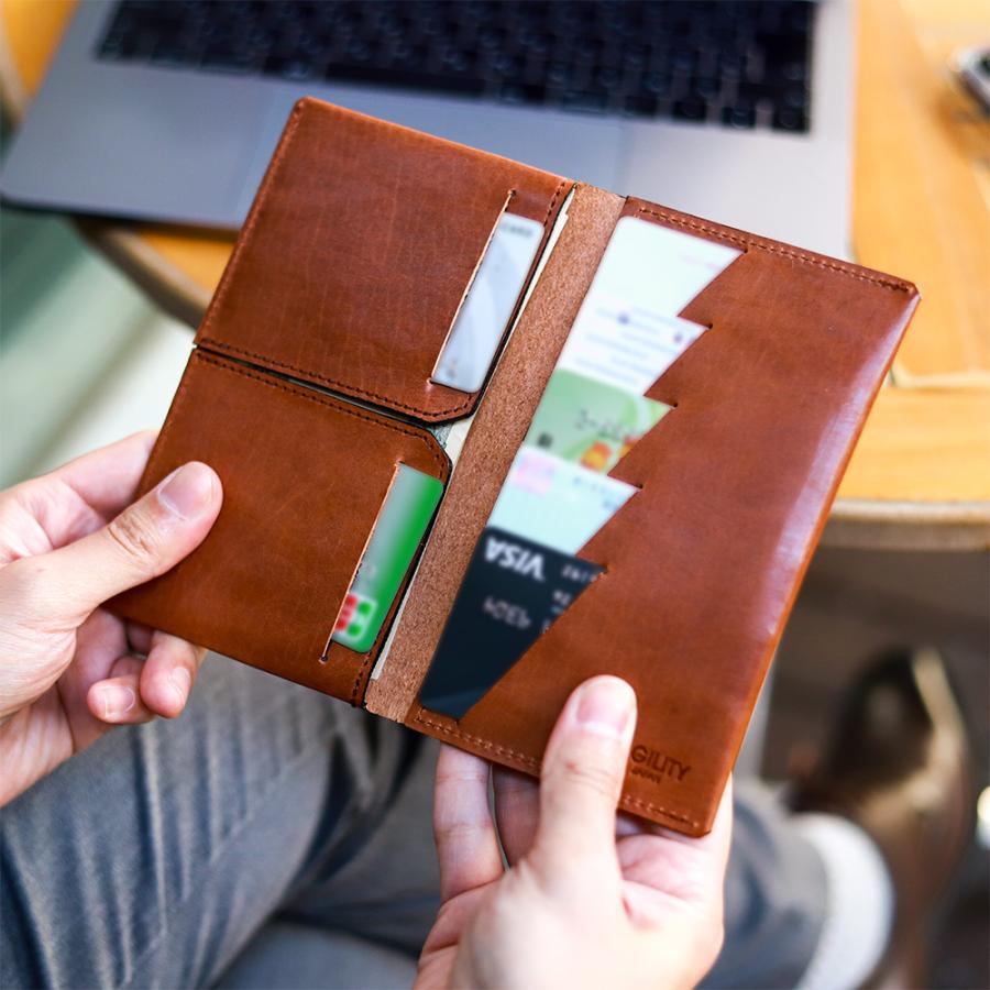 AGILITY（アジリティ） 長財布 札入れ 極薄 小さい 薄い コンパクト